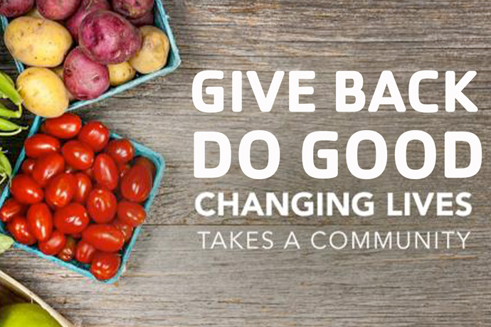 Give Back, Do Good Changing Lives Takes a Community