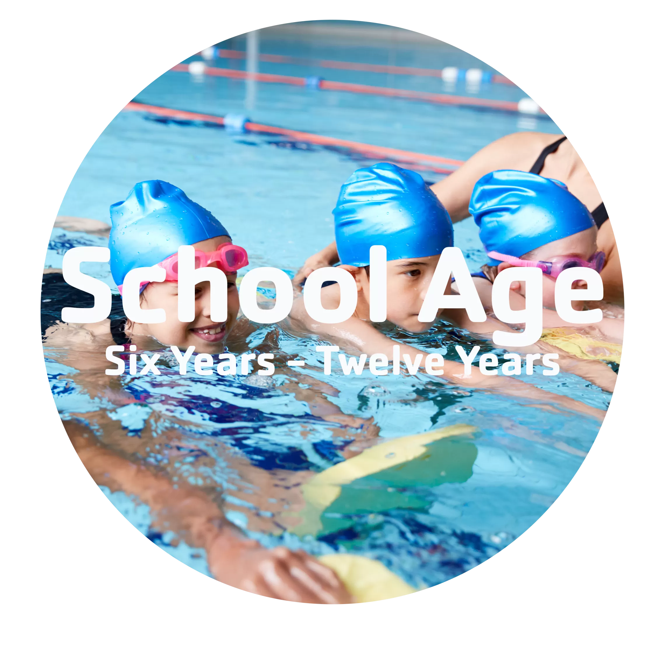 school age swim assessment ages six to twelve years old—click to learn more