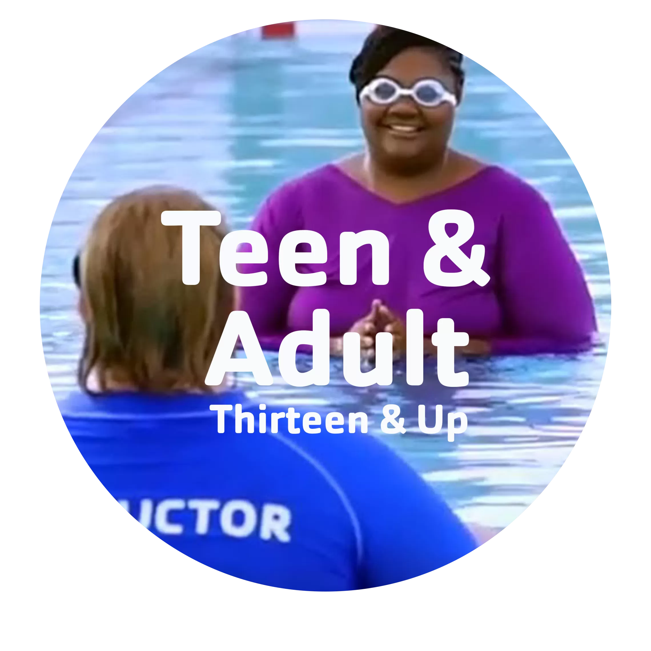 teen and adult age swim assessment ages thirteen plus—click to learn more